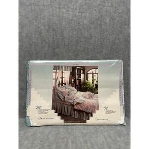 Vintage Shula Wardinon Dominique Renaissance Percale Valance Stripes‎ 90" x 14"